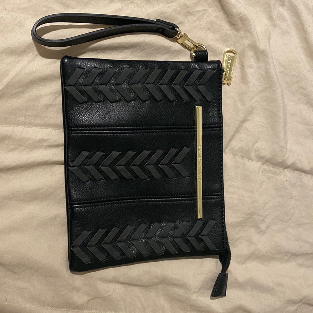 Steve Madden leather clutch